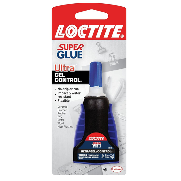 0.14oz Loctite Super Glue Ultra Gel Control (Clear)