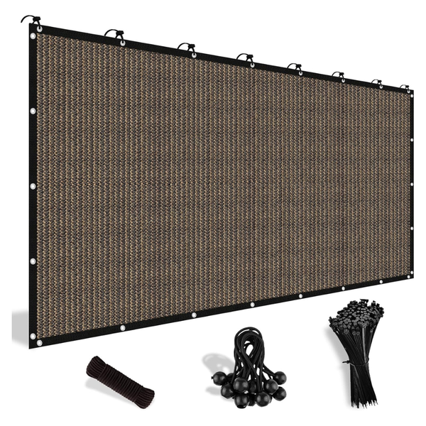 8 x 10 feet Shade & Beyond 90% Sun Shade With Grommets