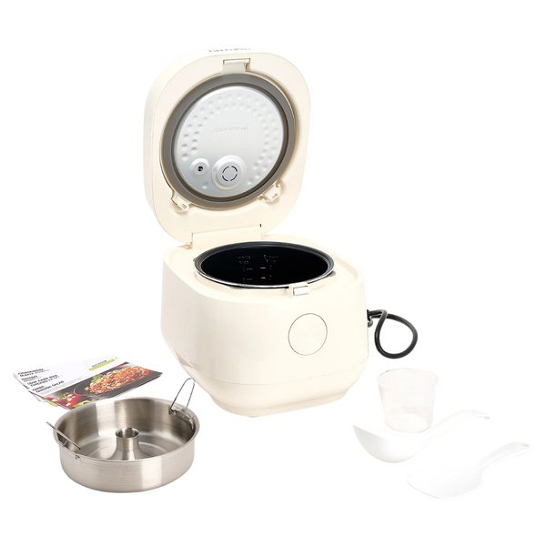 8-Cup GreenPan Fuzzy Logic Carb Reducing Rice Cooker & Tools