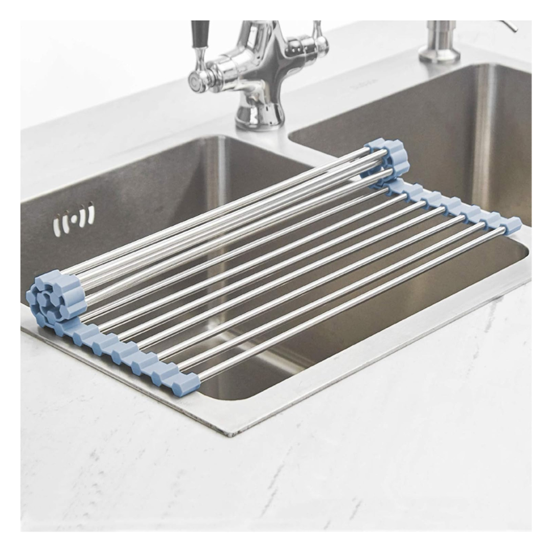 17.5 x 11.8 Over The Sink Stainless Steel Dish Drying Rack