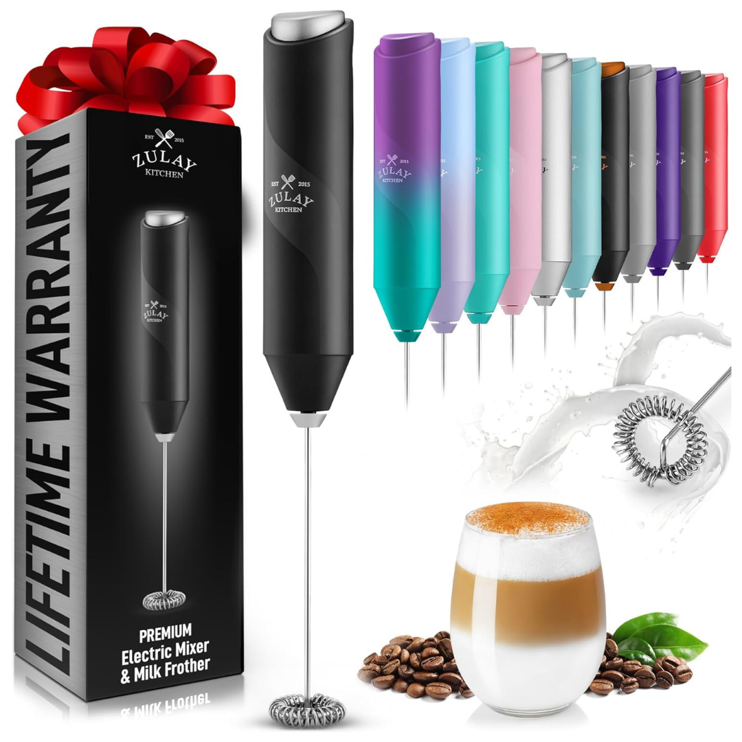 Handheld Stainless Steel Powerful Milk Frother Wand