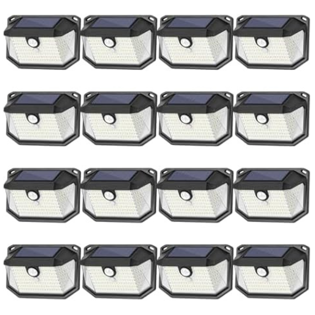 16-Pack Brightever 178 LEDs Motion Sensor Solar Lights