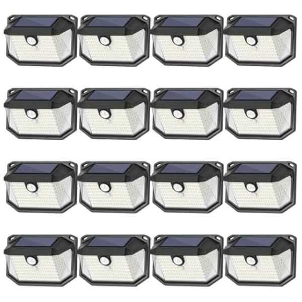 16-Pack Brightever 178 LEDs Motion Sensor Solar Lights