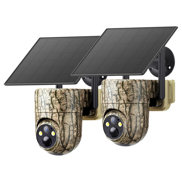2-Pack Cellular Trail Cameras With Built-In 4G LTE SIM Card
