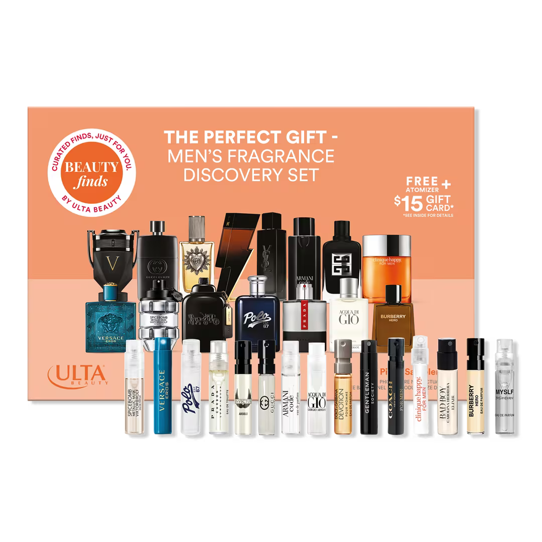 15-Piece Ulta Beauty Men's Fragrance Discovery Set