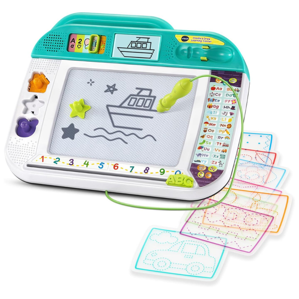 VTech Doodle And Draw Learning Center With Stencils And Stamps