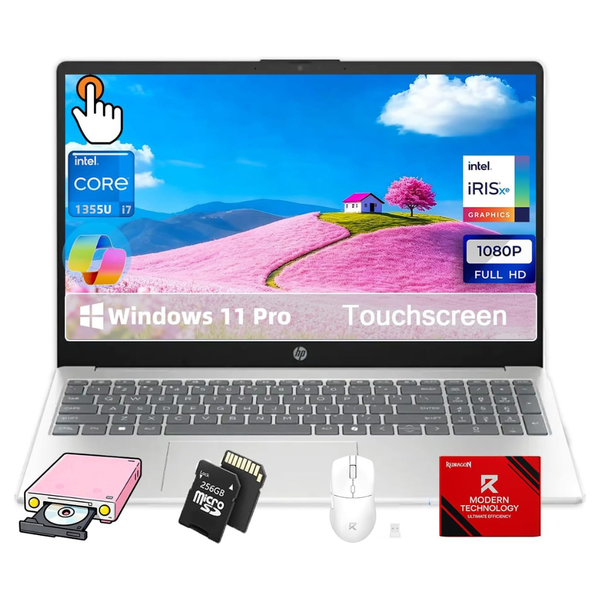 HP 15.6" FHD Touch Laptop (i7-1355U / 32GB RAM / 1TB SSD)
