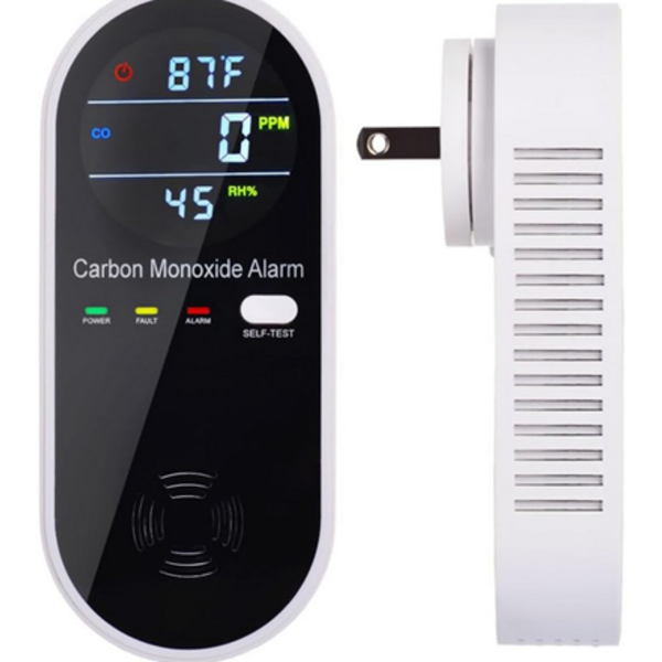 3-in-1 Carbon Monoxide Detector Plug in Wall