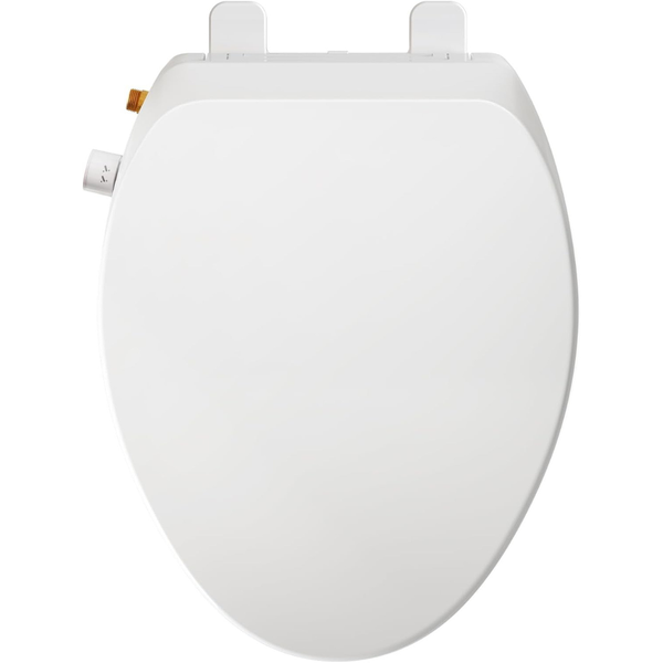 Self-Cleaning Dual Nozzles Elongated Bidet Toilet Seat