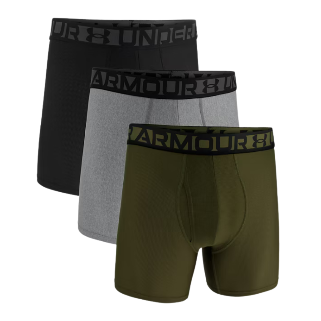 3-Pack Under Armour 6" Men's Essential Tech Boxerjock