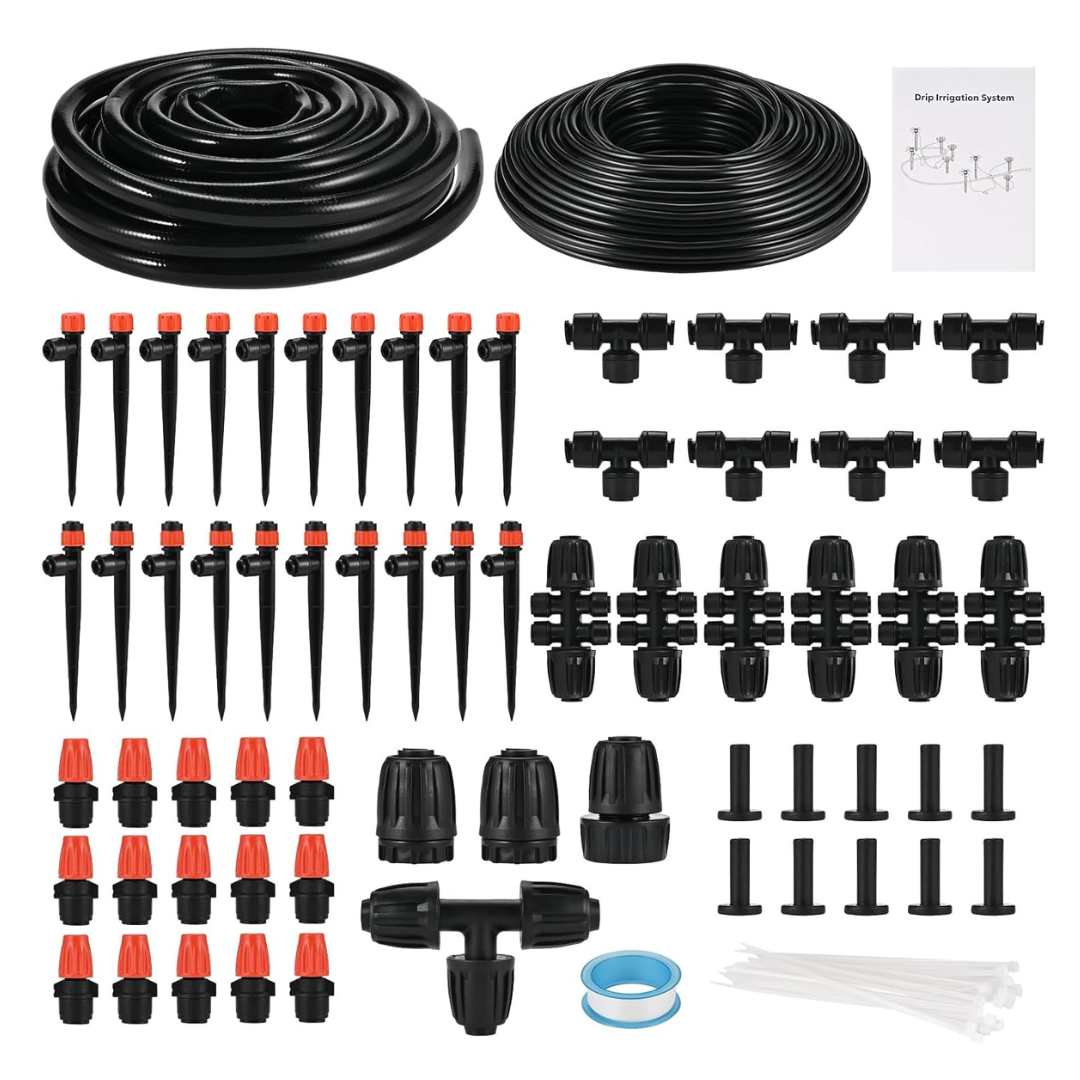 Tigvio Complete 234ft Drip Irrigation System