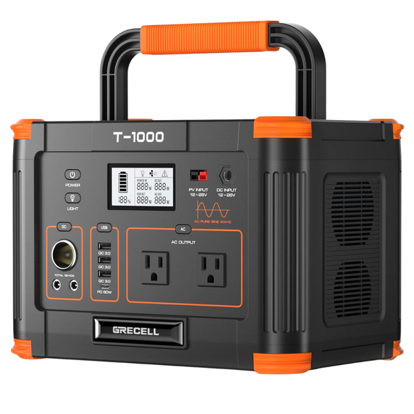 999Wh Solar Generator 1000W Power Station With 60W USB-C PD Output