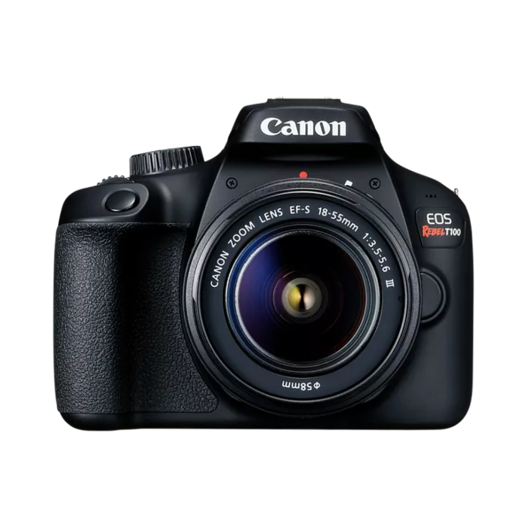 Canon EOS Rebel T100 18MP DSLR With 18-55mm Lens [Refurbished]