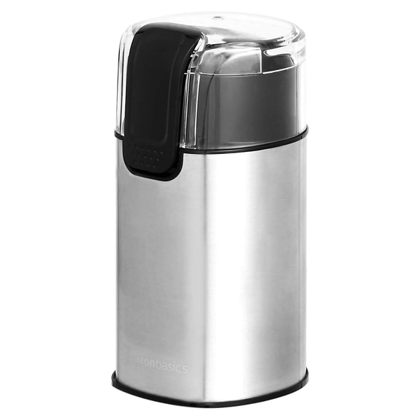 Amazon Basics Stainless Steel Electric Coffee Bean Grinder