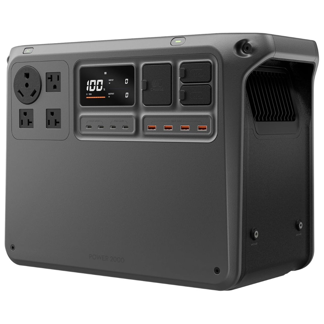 DJI Power 2000 2048Wh Ultra-Quiet Portable Power Station