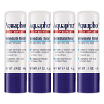 4-Pack Aquaphor Chapped Lips Repair Stick, 0.17 Ounce