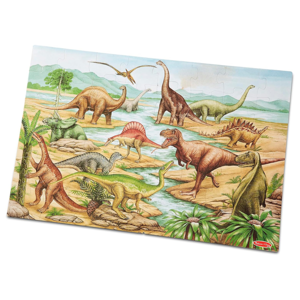 48-Pieces Melissa & Doug Dinosaurs Floor Puzzle (2' x 3')