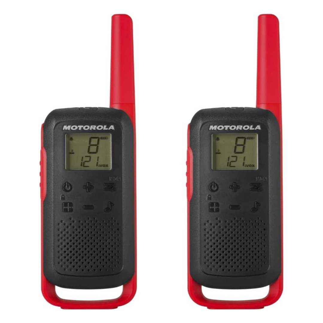 2-Pack Motorola T210 Rechargeable Two-Way Radios W/ 20 Mile Range