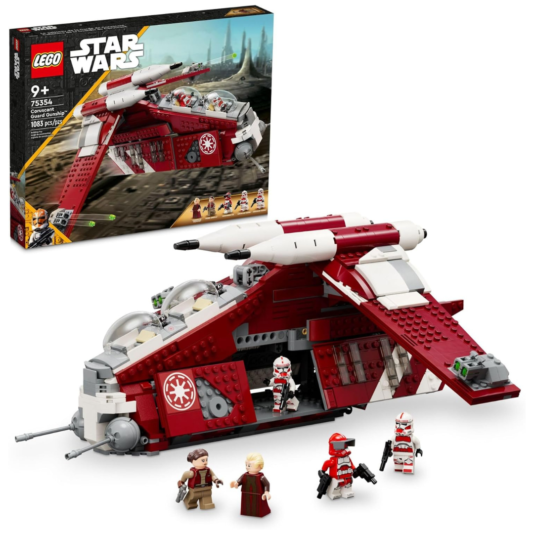 1083-Piece LEGO Star Wars: The Clone Wars - Coruscant Guard Gunship