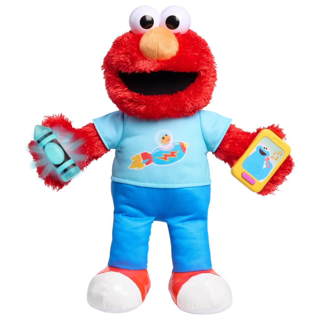 13" Learning Elmo Plush Stuffed Animal With 50+ Phrases