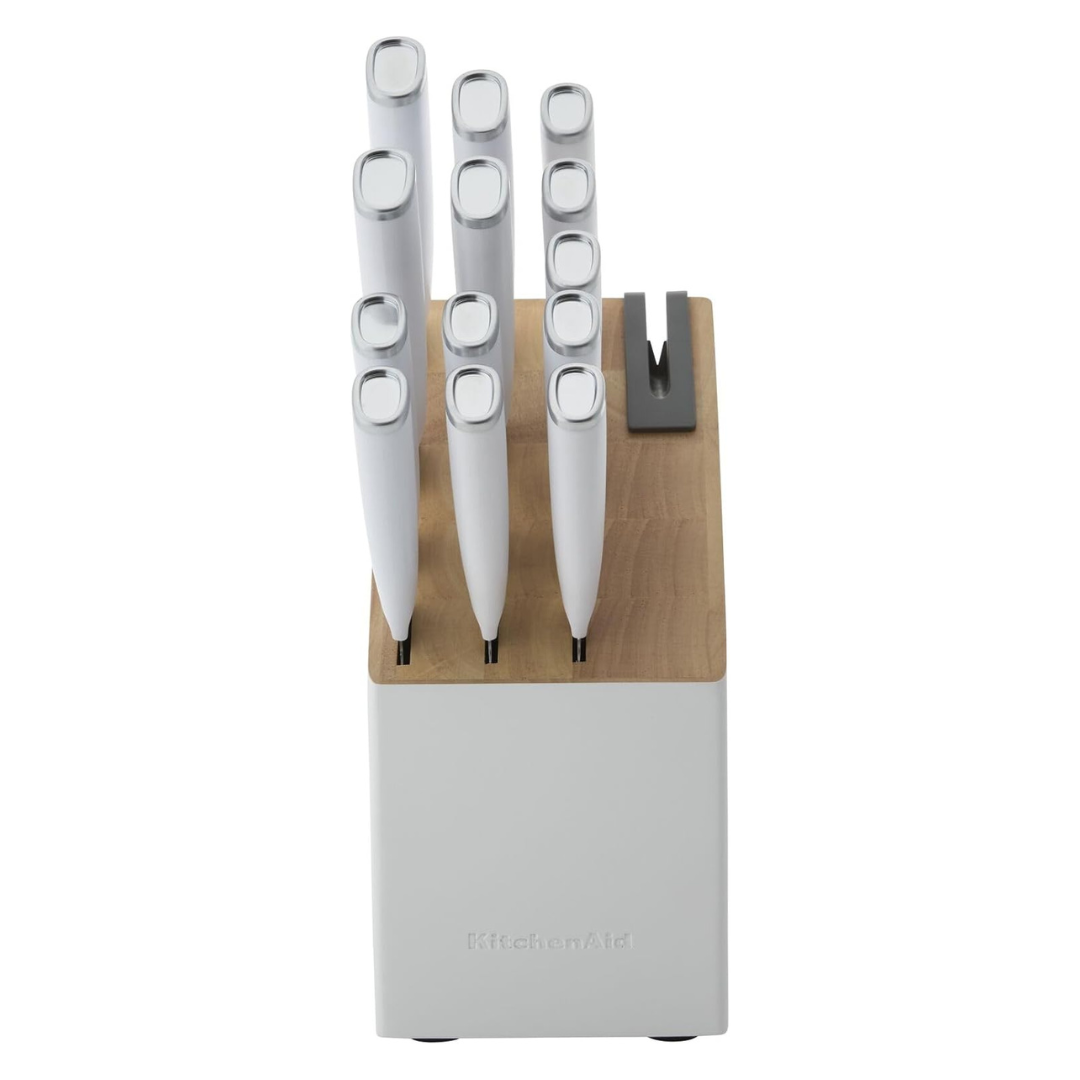 14-Piece KitchenAid High-Carbon Stainless Steel Knife Block Set