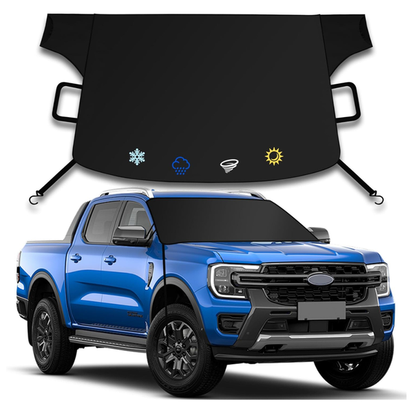 Eamefia 75"x45" Heavy Duty 600D Windshield Snow Cover