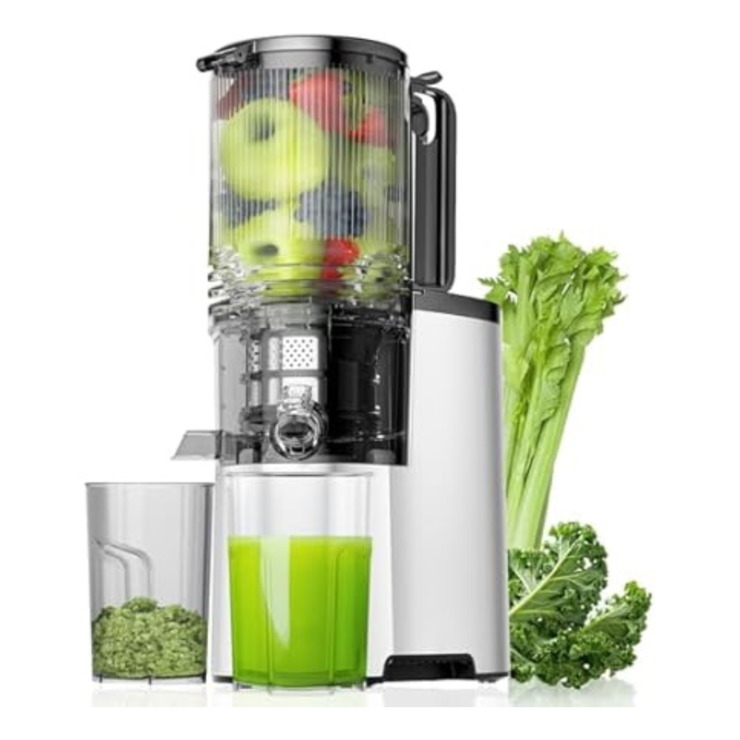 Cold Press 5.8" Wide Feed Chute 400W Juice Extractor Machine