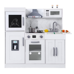 Kitchen Wooden Chef Pretend Play Set With 20-Pcs Accessories