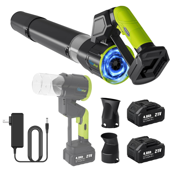 VIPDIGI 180º Cordless Rotatable Leaf Blower