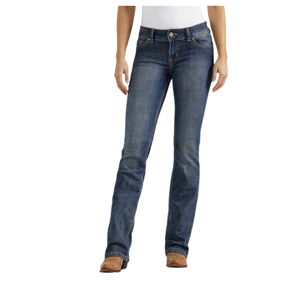 Wrangler Western Mid Rise Stretch Boot Cut Jean