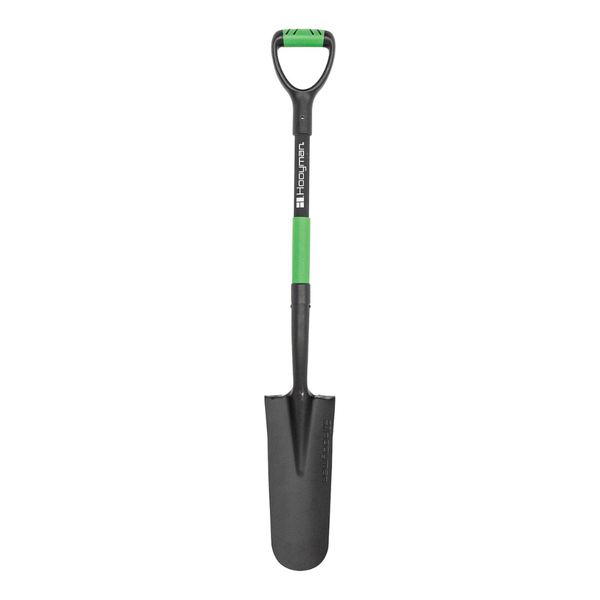 Hooyman Spade Shovel With Heavy Duty Carbon Steel Head & D Handle