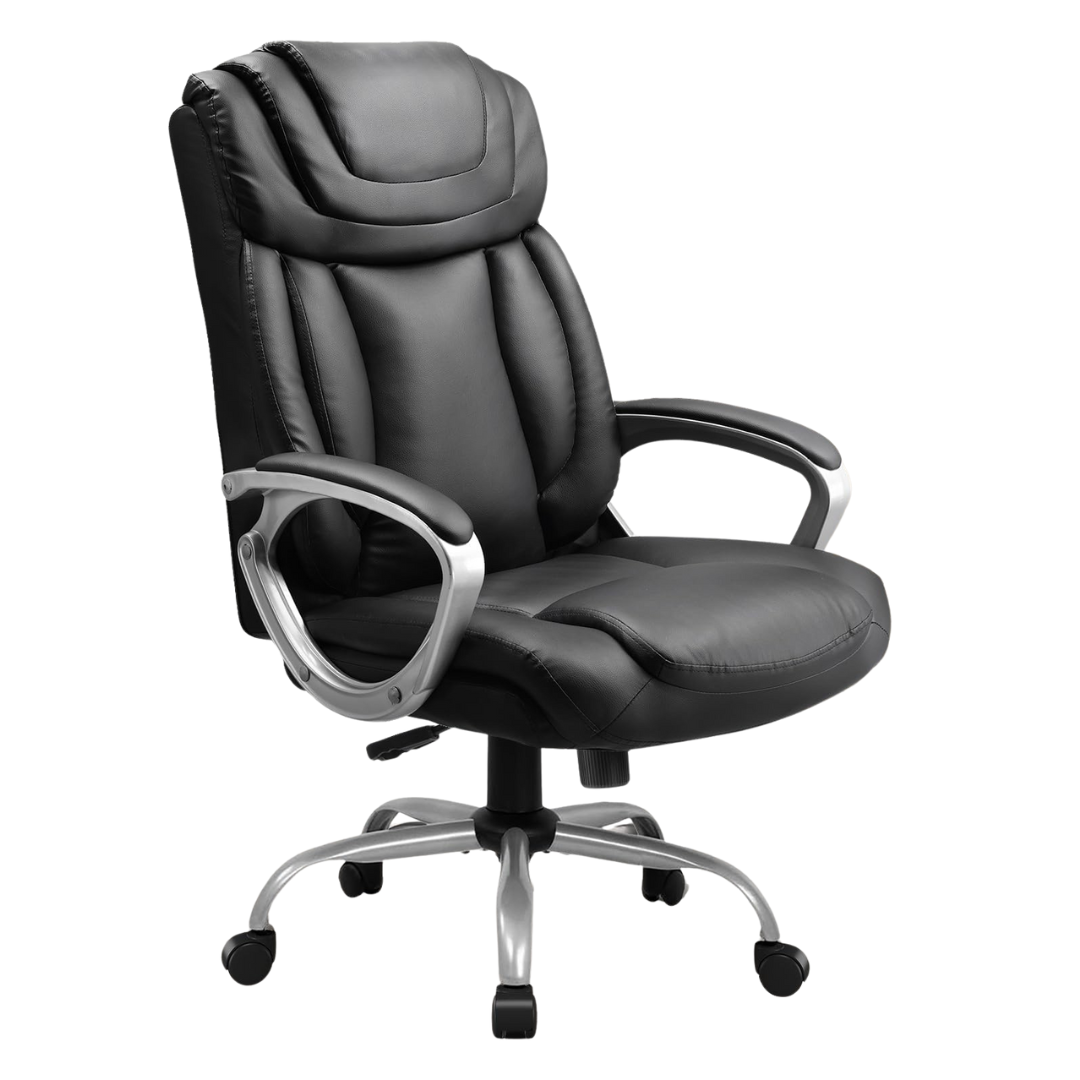 Comfy Back Support PU Leather Ergonomic Office Chair