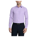 Van Heusen Men's Classic-Fit Point Collar Long Sleeve Poplin Dress Shirt