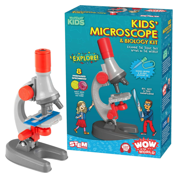 Wow in the World Kids Microscope & Biology Kit