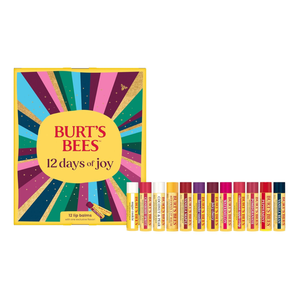 Burt's Bees 12 Days Of Joy Lip Balm Advent Calendar Gift Set