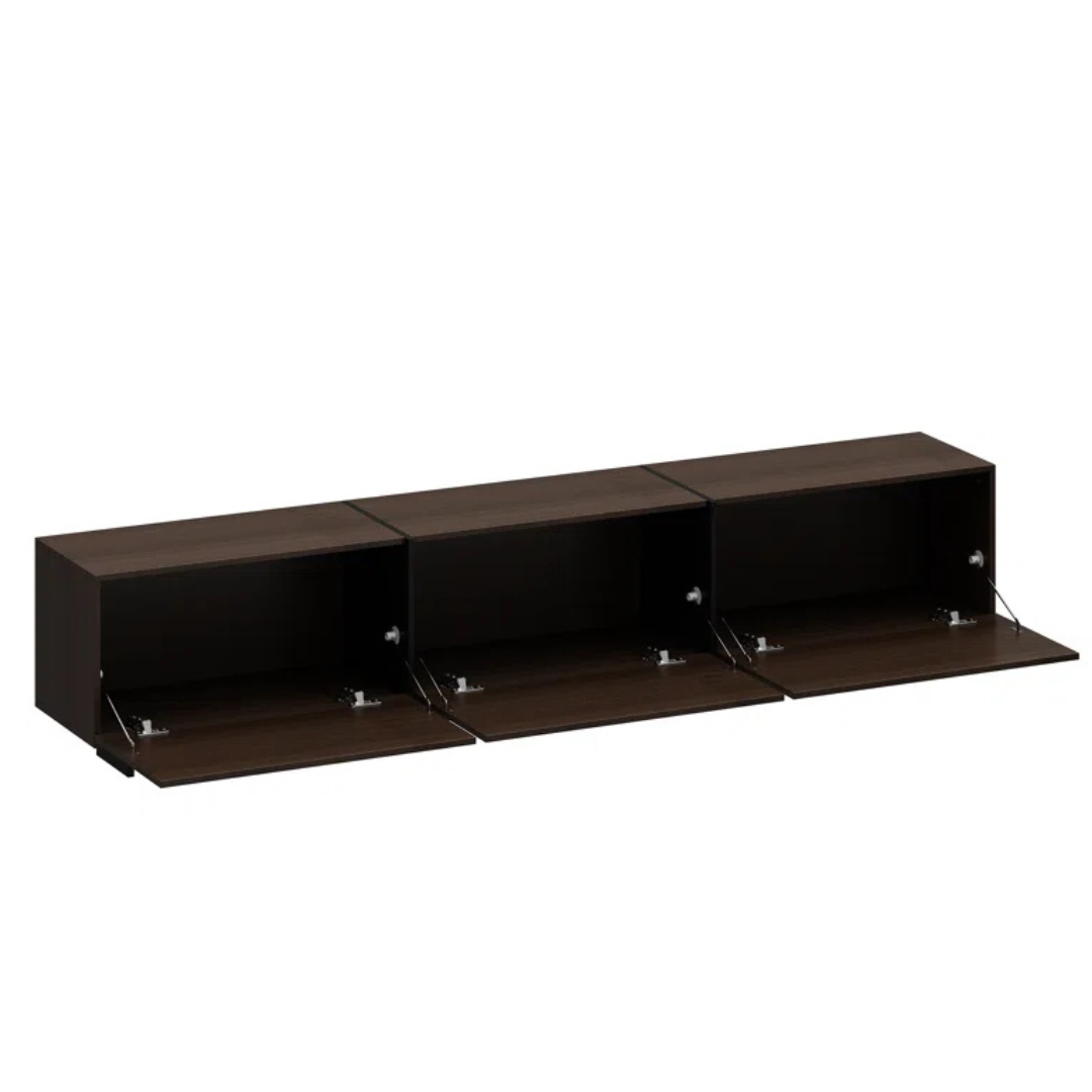 71.7" Modern Minimalist TV Stand W/ Hidden Storage & Soft-Close Hinges
