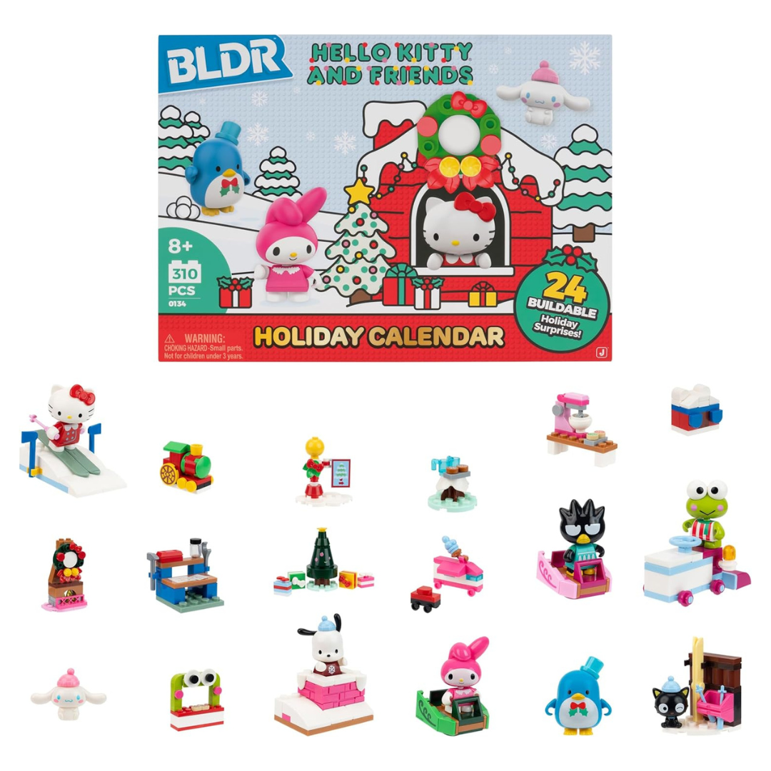 BLDR Hello Kitty And Friends 2025 Advent Calendar Building Set
