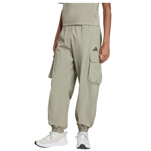 Adidas Men's City Tech Windbreaker Pants (Silver Pebble)