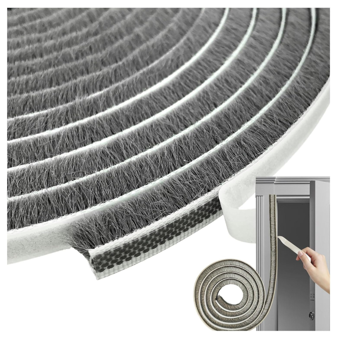 16.5ft x 11/32 Inch Weather Stripping Door Seal Brush
