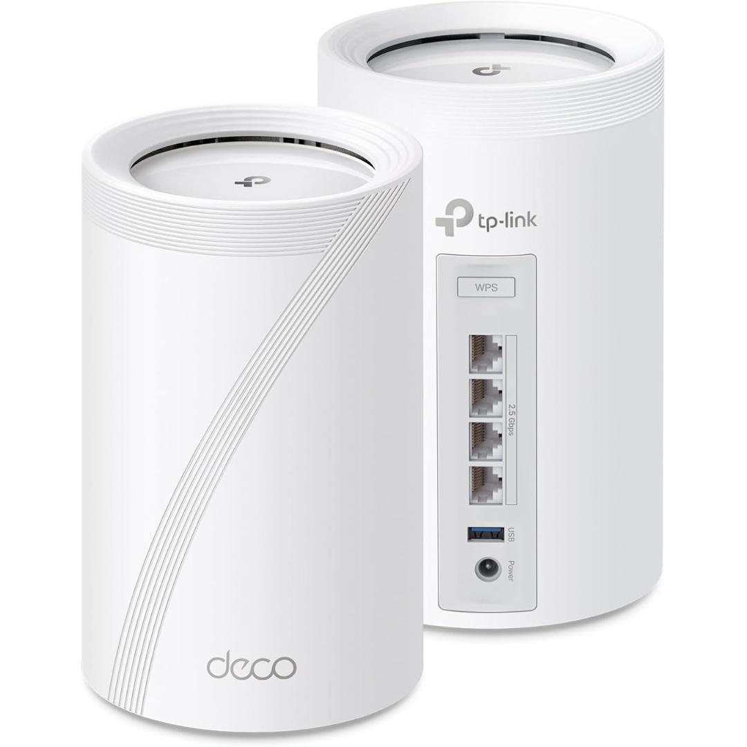 2-Pack TP-Link Tri-Band WiFi 7 BE10000 Whole Home Mesh System