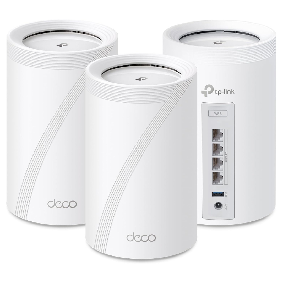 3-Pack TP-Link Deco BE63 Tri-Band WiFi 7 BE10000 Whole Home Mesh System