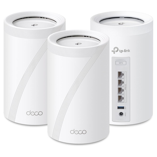 3-Pack TP-Link Deco BE63 Tri-Band WiFi 7 BE10000 Whole Home Mesh System