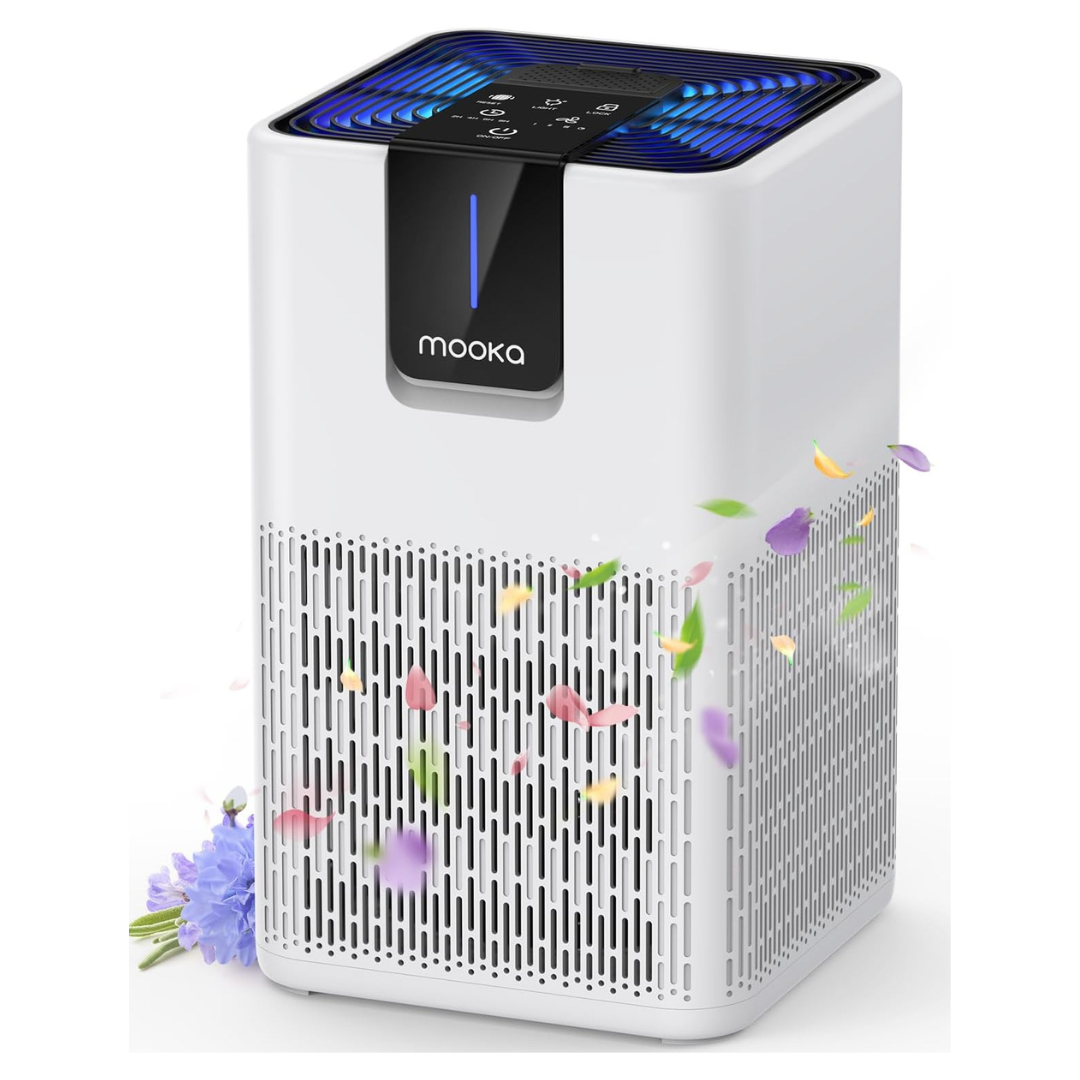 Mooka M05 Air Purifier For Room Up To 1250 Sq Ft With H13 HEPA Filter