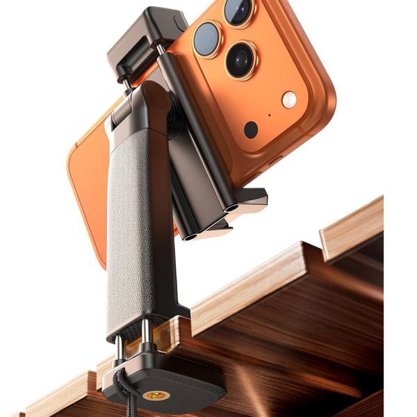 LISEN Airplane Phone Holder with Light (Black)