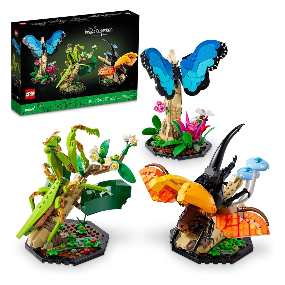 1111-Piece LEGO Ideas The Insect Collection Fun Gift Set
