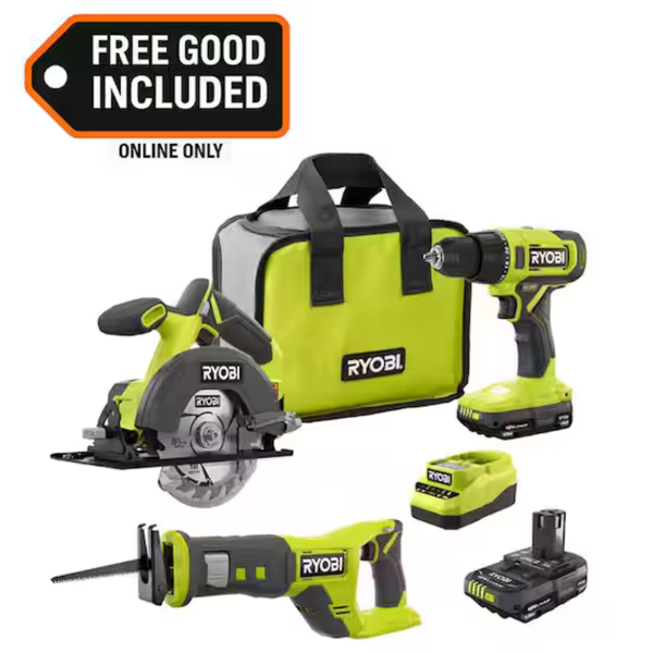 Ryobi ONE+ 18V Cordless Tool Bundle