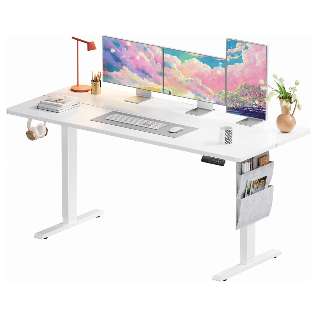 63" x 24" Marsail Adjustable Standing Desk With Presets