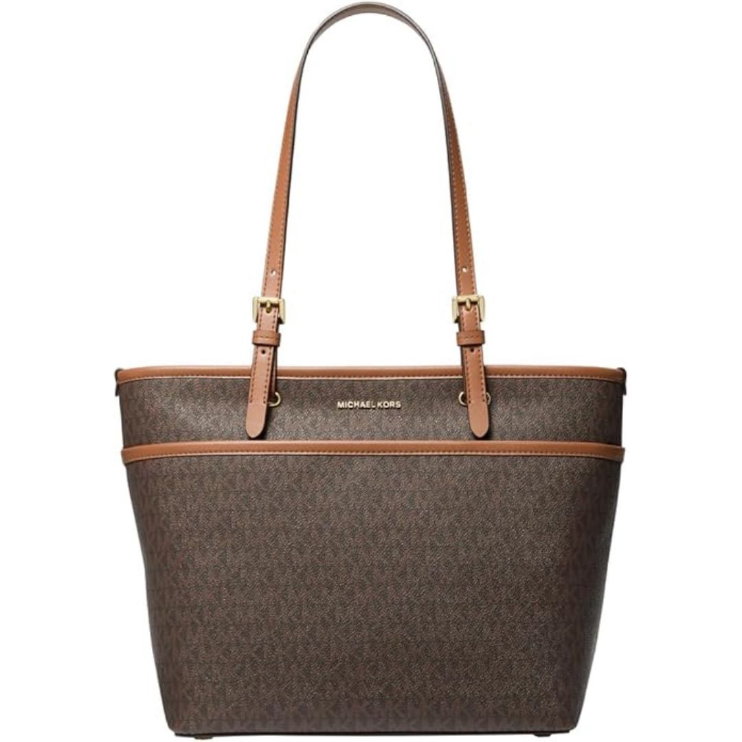 Michael Kors Winston Medium Top-Zip Pocket Tote Bag