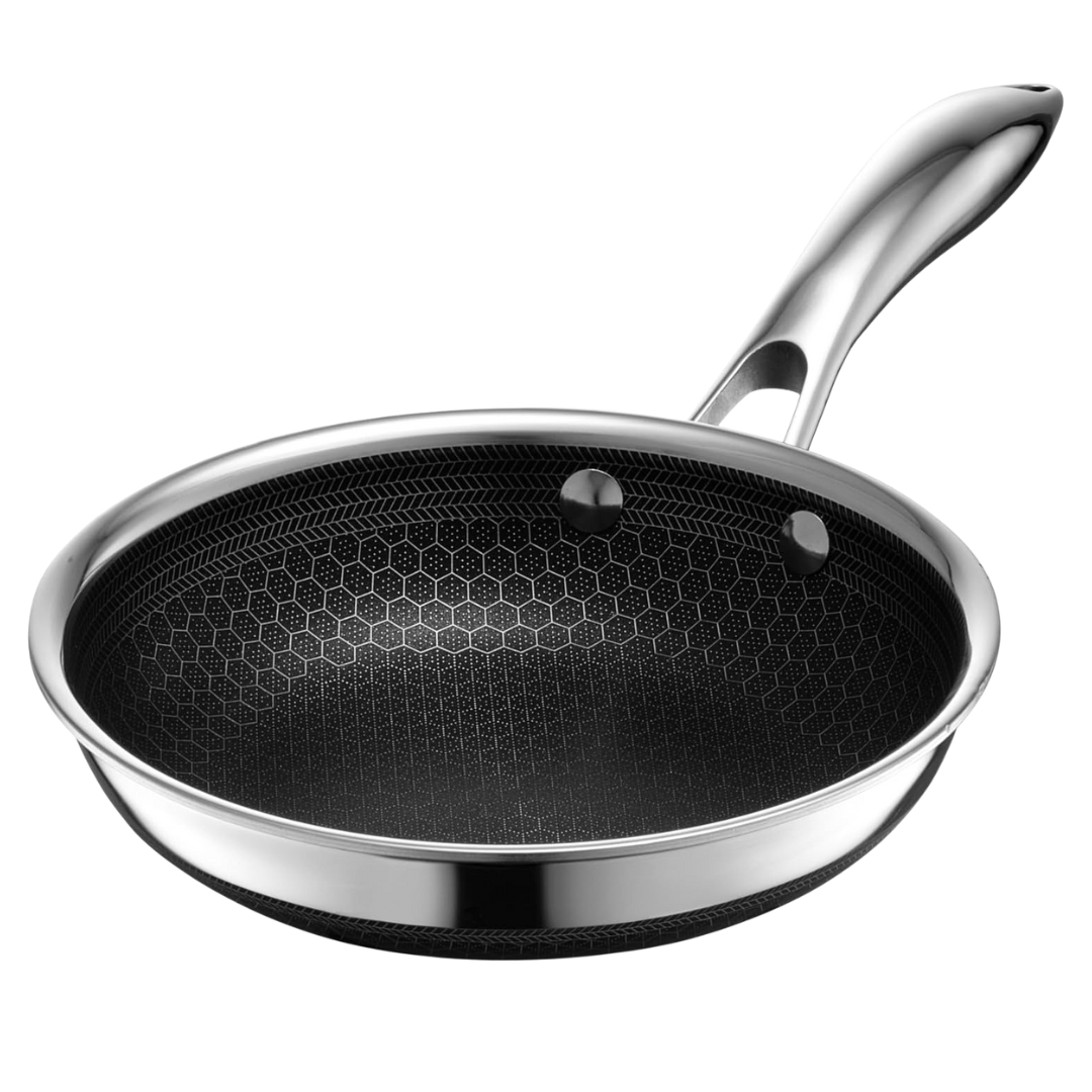 HexClad Hybrid Nonstick 7" Fry Pan With Stay-Cool Handle
