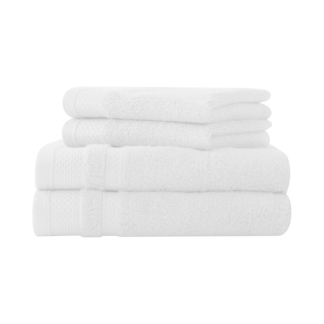 4-Piece Hotel Style Luxury Hand & Washcloth Set